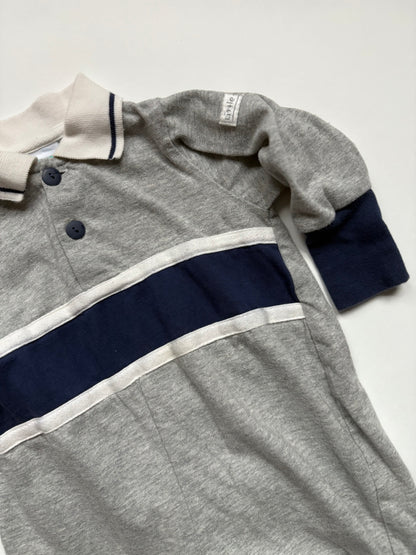 Vintage Little Me Rugby Romper Size 6 months