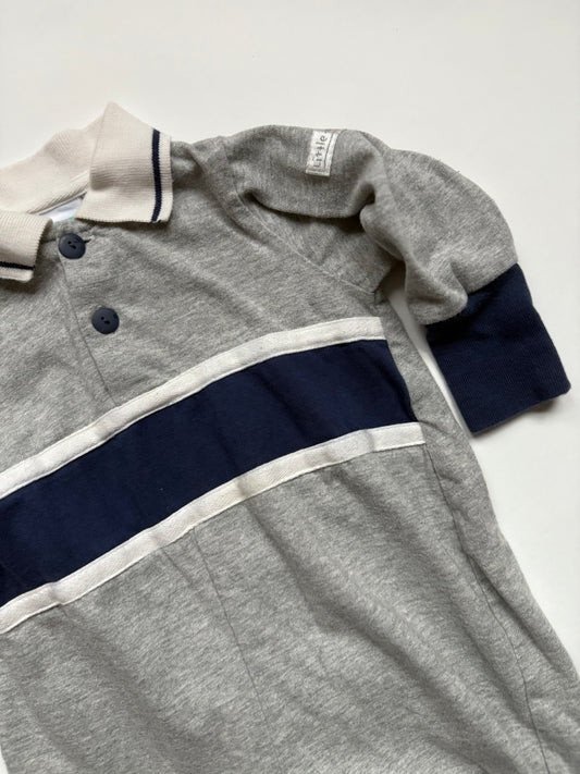 Vintage Little Me Rugby Romper Size 6 months