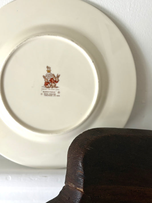 Vintage Bunnykins Rocket Plate