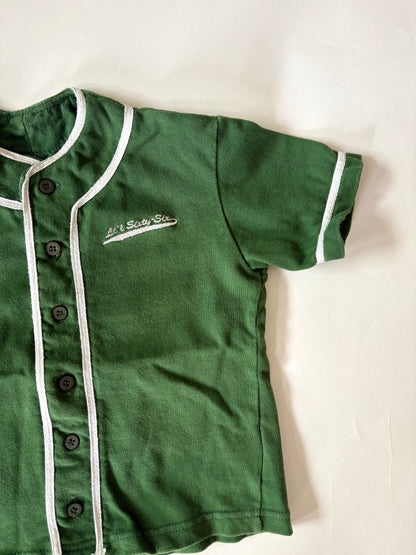 Vintage Hunter Green Baseball Shirt Size 3T