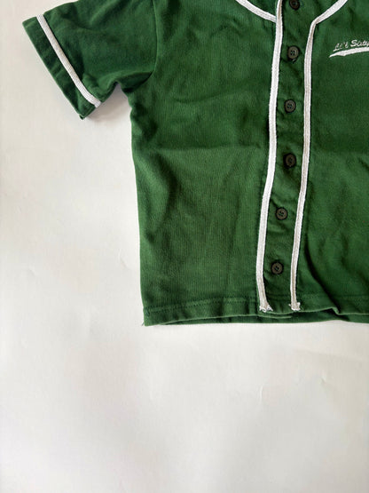Vintage Hunter Green Baseball Shirt Size 3T
