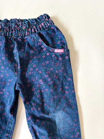 Vintage 90s Oshkosh Floral Denim Size 4T