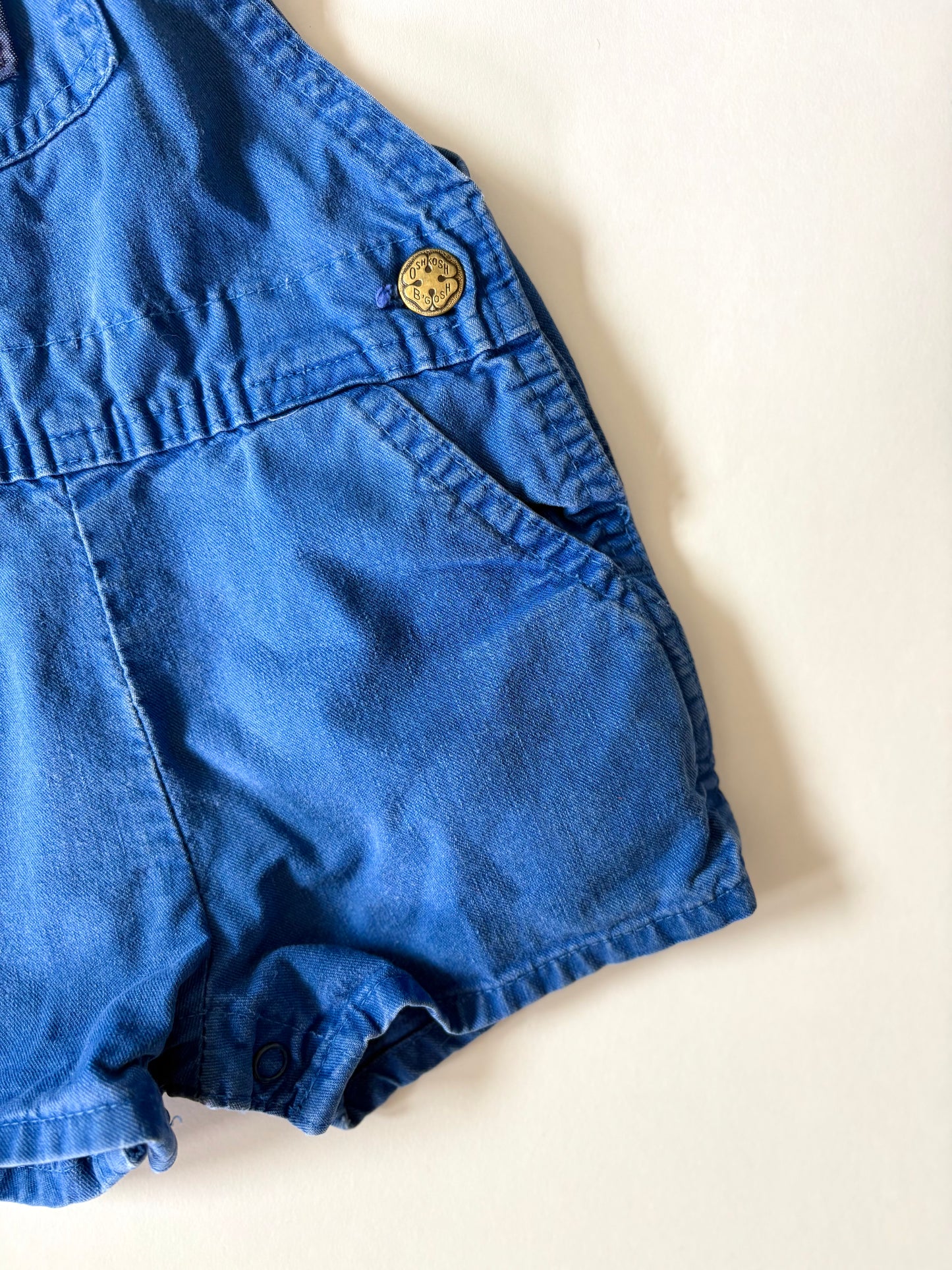 Vintage 80s Oshkosh Royal Shortalls Size 12 months