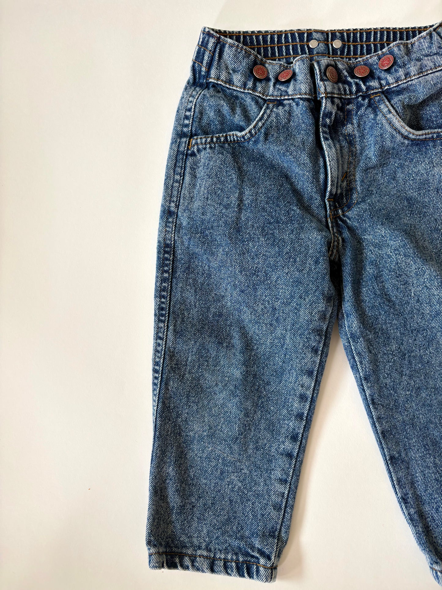 Vintage 80s Levi's Medium Acid Wash Denim Size 3T