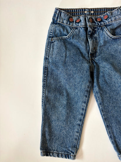 Vintage 80s Levi's Medium Acid Wash Denim Size 3T