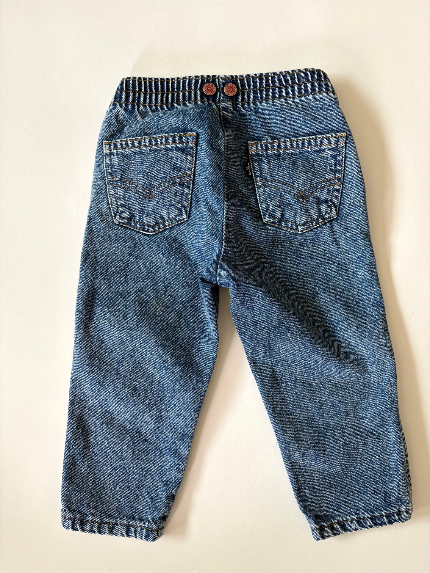 Vintage 80s Levi's Medium Acid Wash Denim Size 3T
