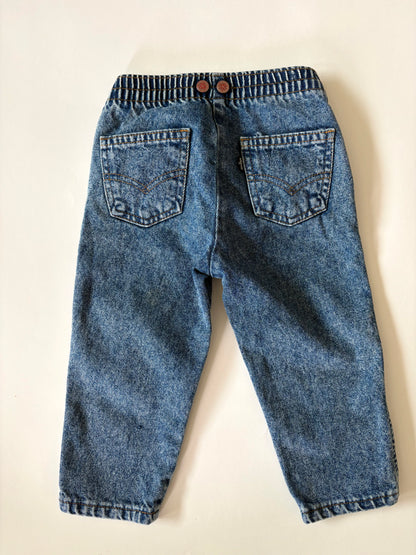 Vintage 80s Levi's Medium Acid Wash Denim Size 3T