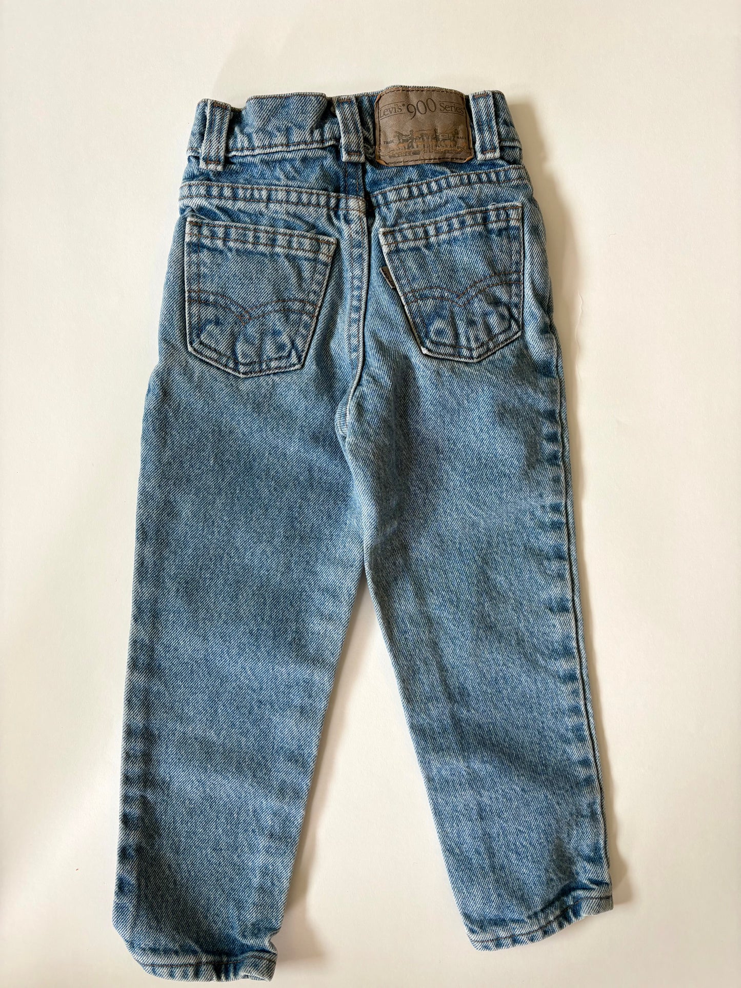 Vintage 80s Levi's 900 Series Tapered Denim Size 4T