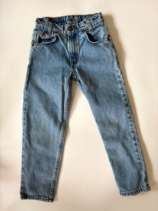 Vintage 90s Levi's Orange Tab 550 Relaxed Fit Size 7X