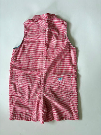 Vintage 90s Guess Gingham Romper Size 6