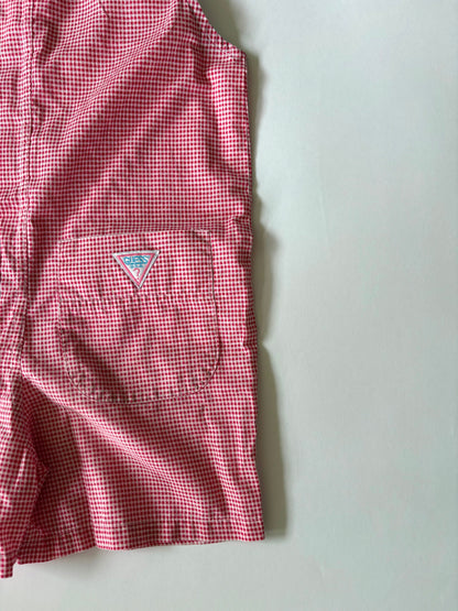 Vintage 90s Guess Gingham Romper Size 6