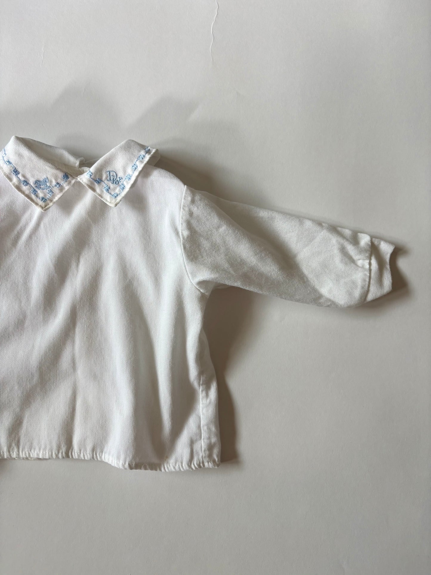 Vintage Baby Dior Collared Shirt Size 9 months