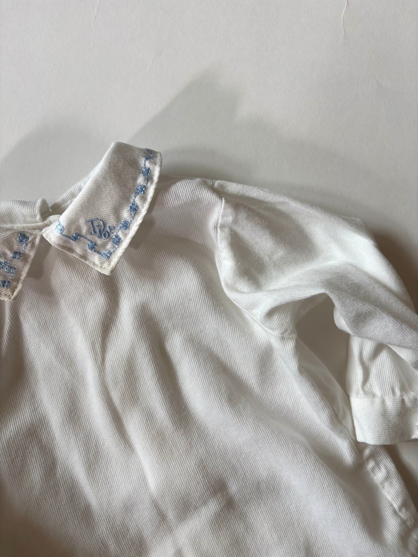 Vintage Baby Dior Collared Shirt Size 9 months