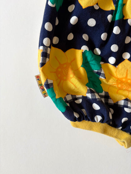 Vintage 90s Gymboree Sunflower Bubble Size 0-3 months