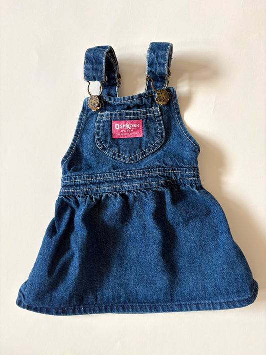 Vintage 80s/90s Oshkosh Denim Jumper Size 12 months