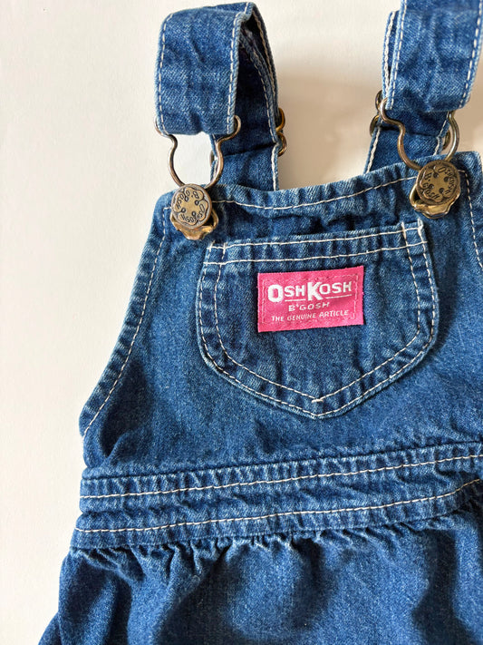 Vintage 80s/90s Oshkosh Denim Jumper Size 12 months