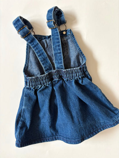 Vintage 80s/90s Oshkosh Denim Jumper Size 12 months