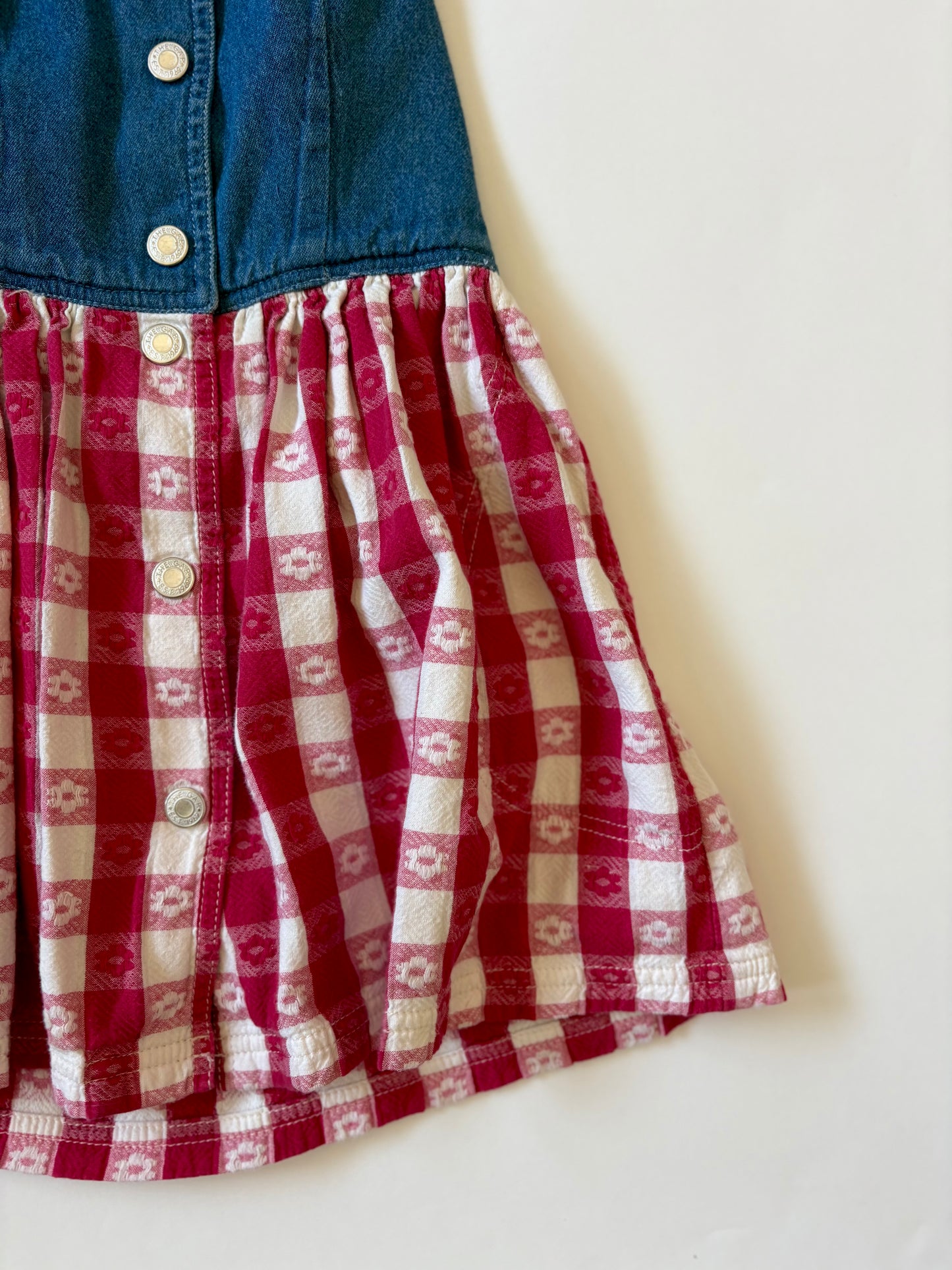 Vintage 90s Gap Picnic Halter Dress Size 4T