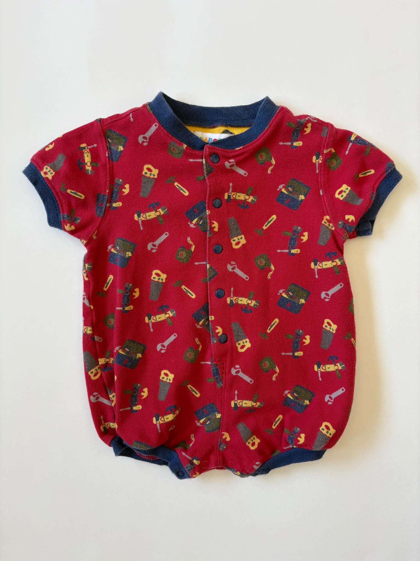 Vintage 90s Gymboree Toolbox Romper Size 12-18 months