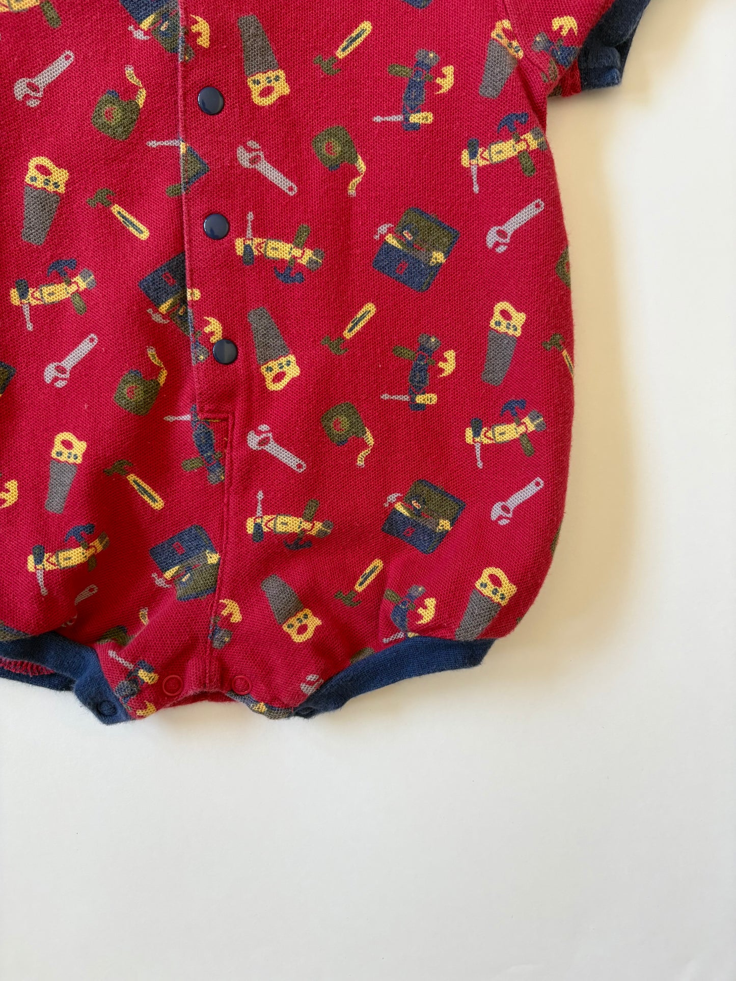 Vintage 90s Gymboree Toolbox Romper Size 12-18 months