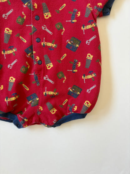Vintage 90s Gymboree Toolbox Romper Size 12-18 months