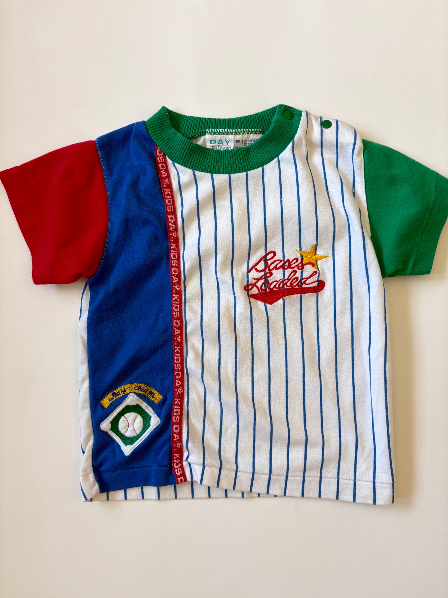 Vintage 90s Bases Loaded Tee Size 2T