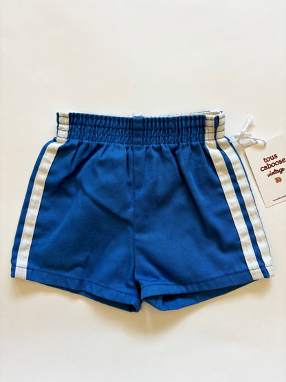 Vintage 80s Varsity Stripe Shorts Size 2T