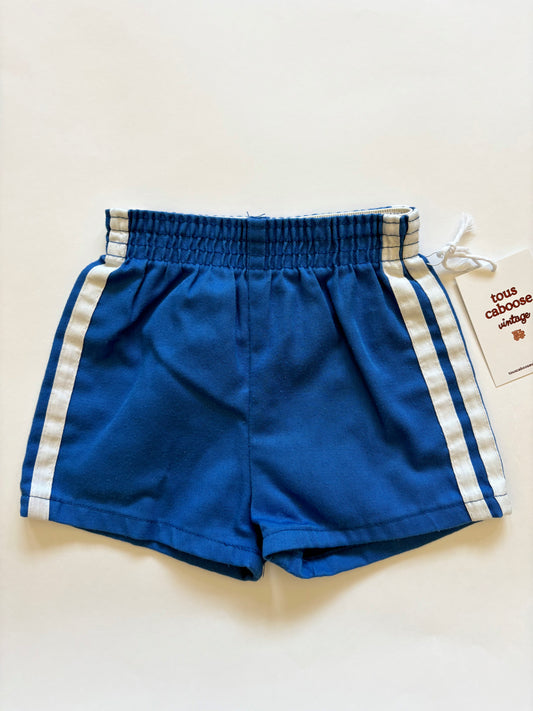 Vintage 80s Varsity Stripe Shorts Size 2T