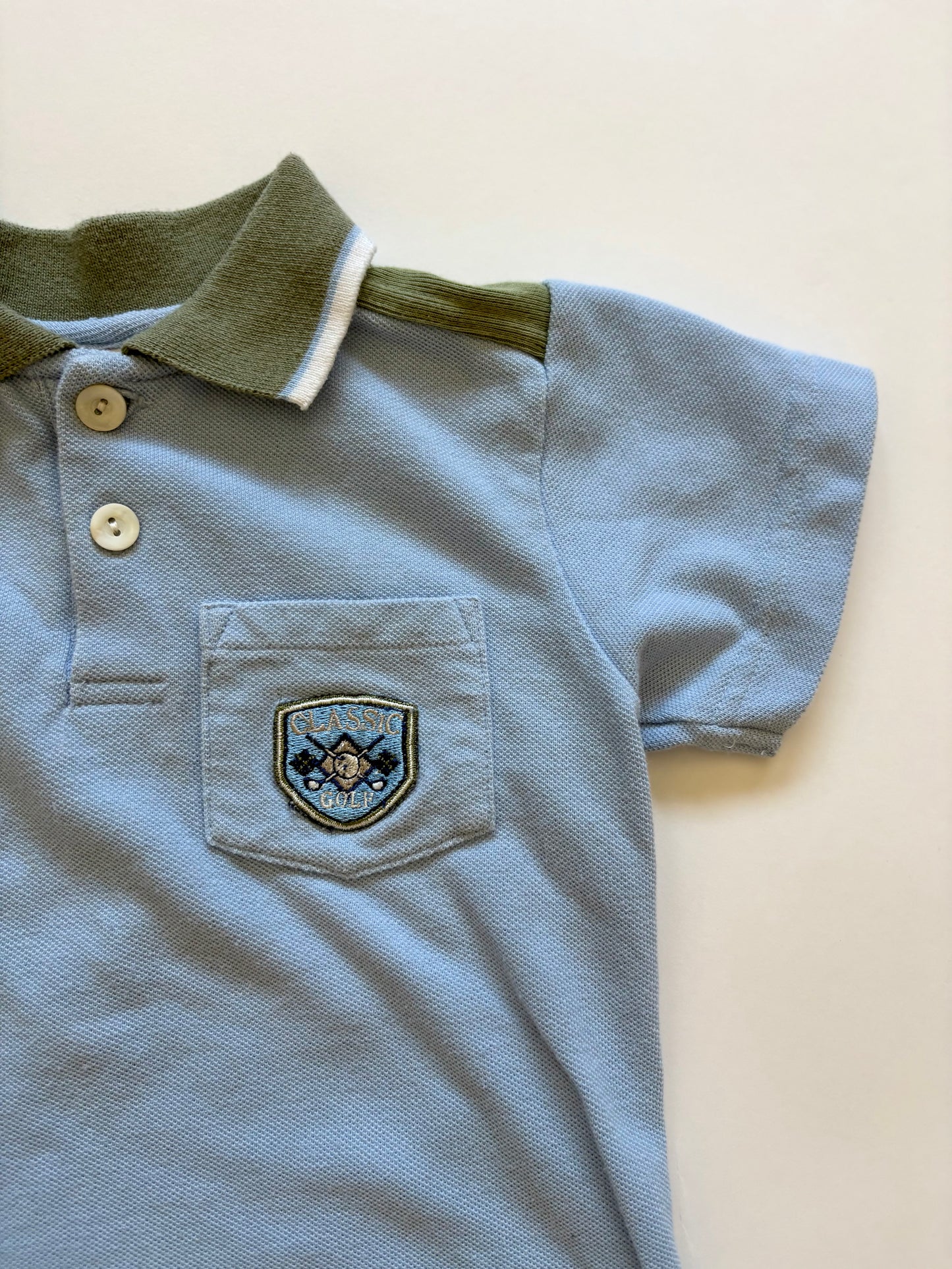 Vintage Golf Patch Polo Size 2T