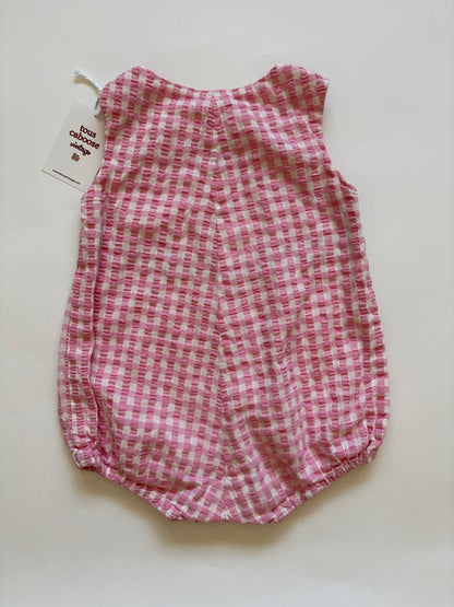 Vintage Handmade Gingham Bubble Size 2T