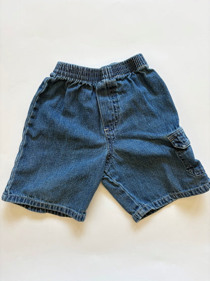 Vintage 90s Baggy Denim Shorts Size 3T