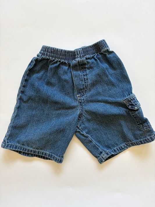 Vintage 90s Baggy Denim Shorts Size 3T